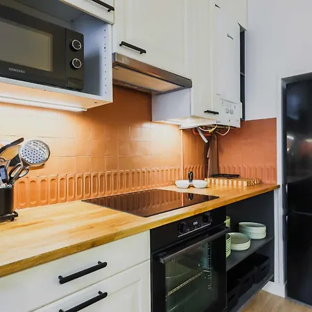 Charming - 2br-6p - Petit-montrouge شقة باريس